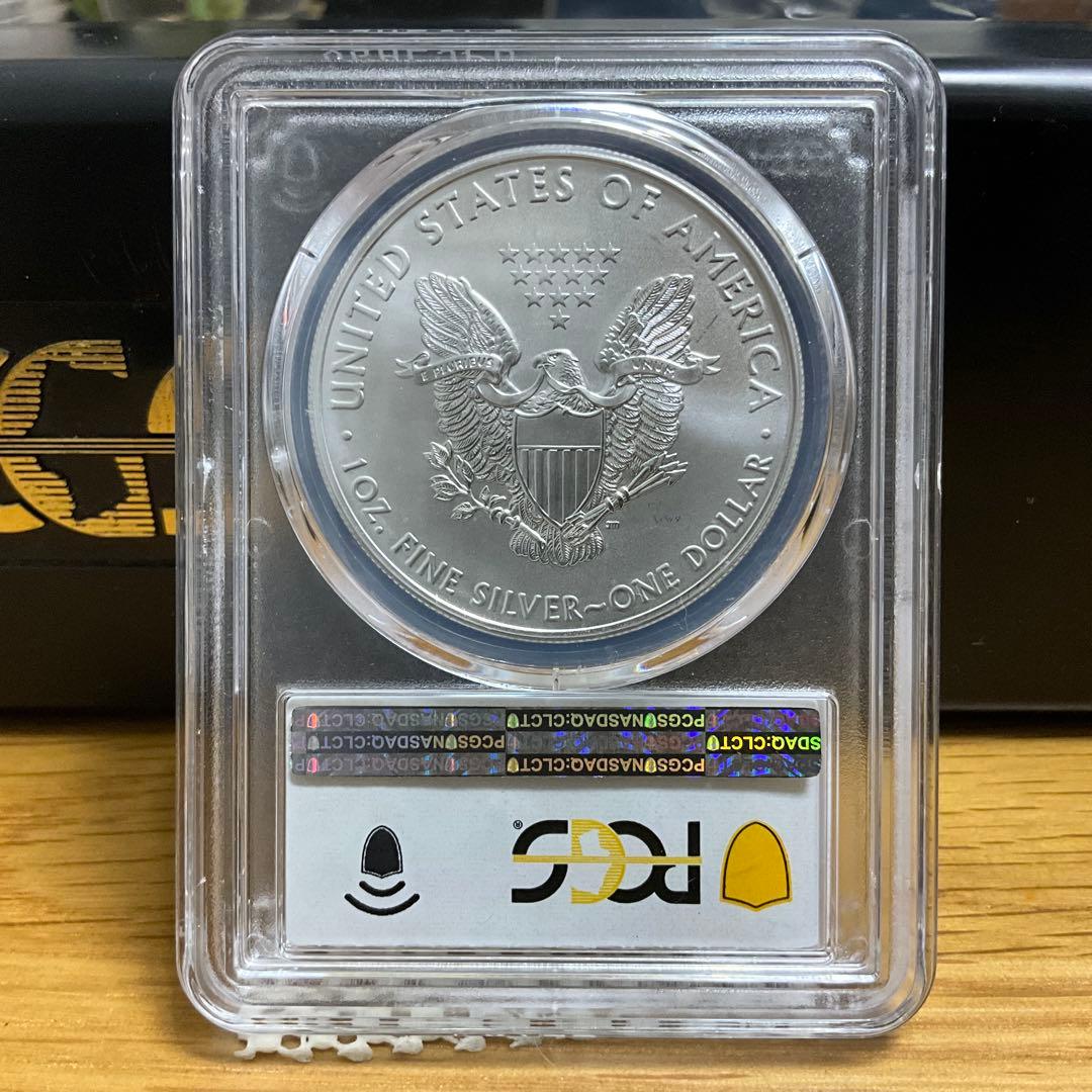 【新品】イーグル銀貨2021-(S) T1 PCGS MS70 サンフランシスコ