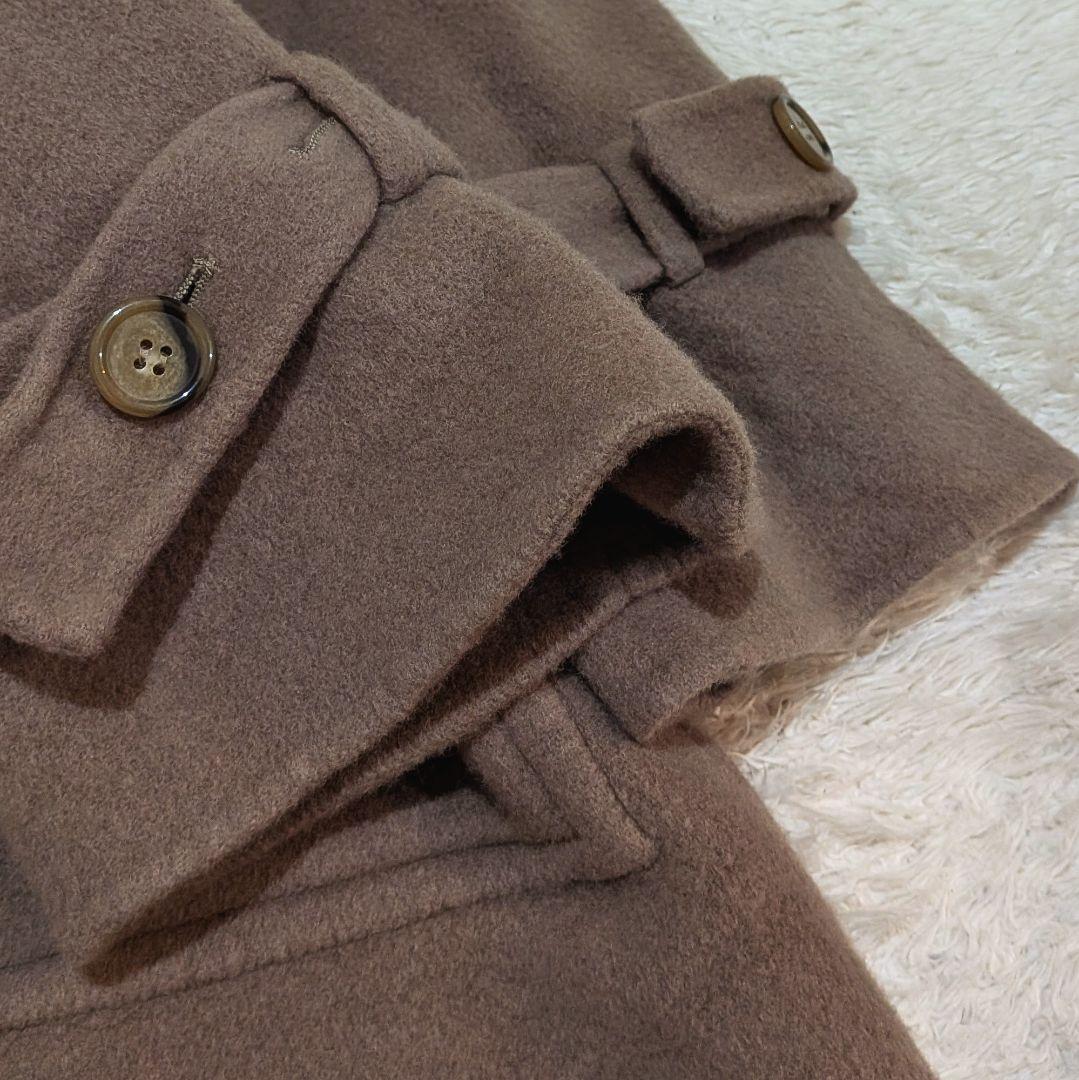 SNIDEL ビックカラーリバーコート　トレンチコート　マキシ丈　L相当　羊毛