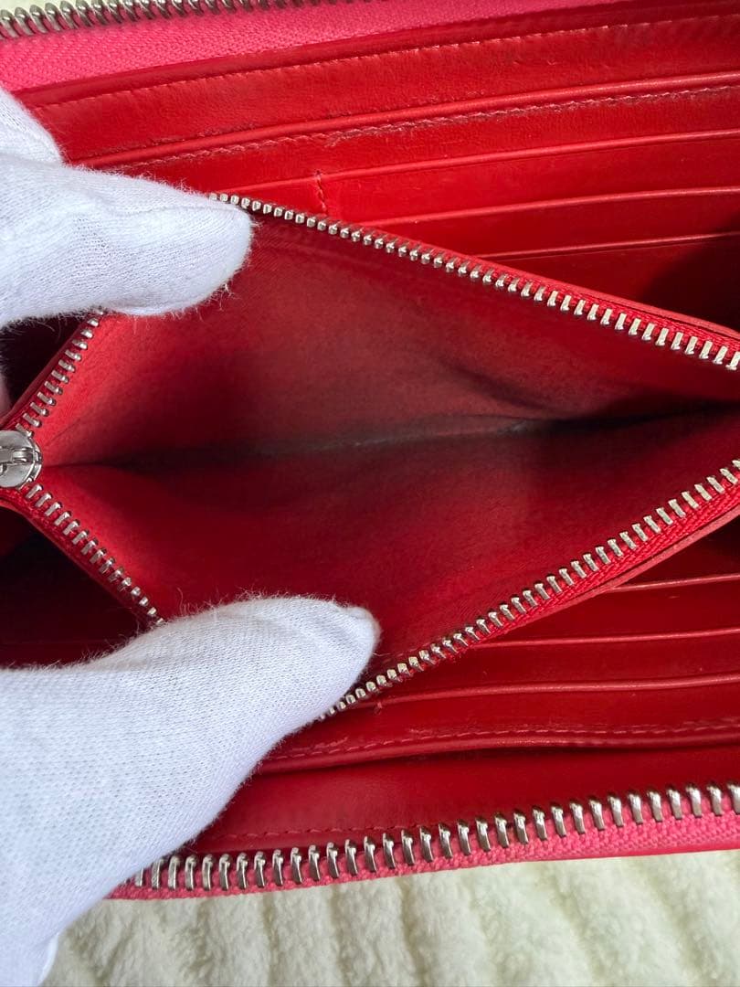 ✨️美品✨️ルブタン 長財布 パネトーネ ラウンドジップ マルチカラー ピンク