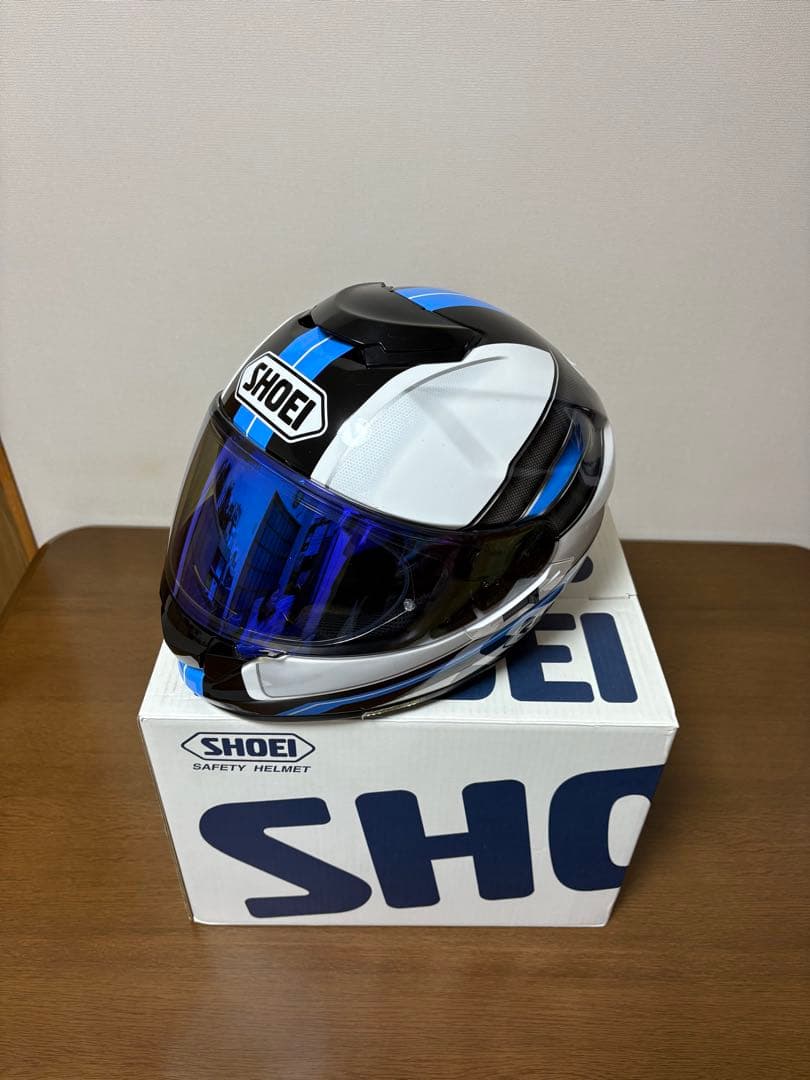 SHOEI フルフェイスヘルメット ブルーシールド付き