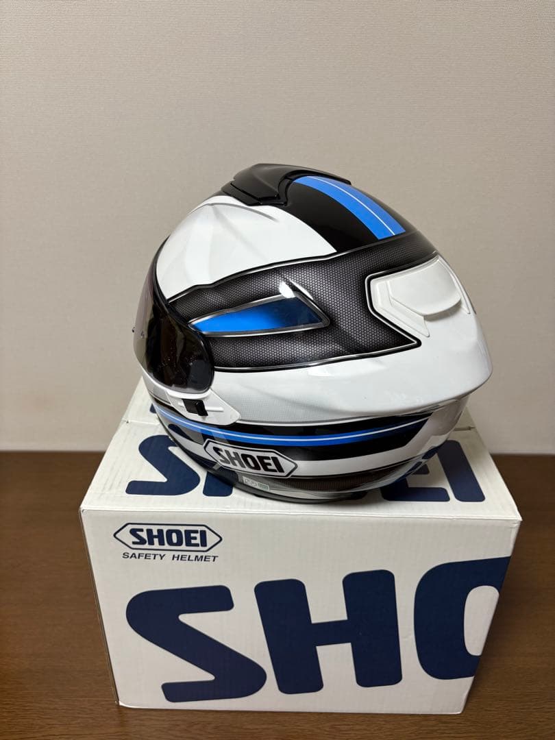 SHOEI フルフェイスヘルメット ブルーシールド付き