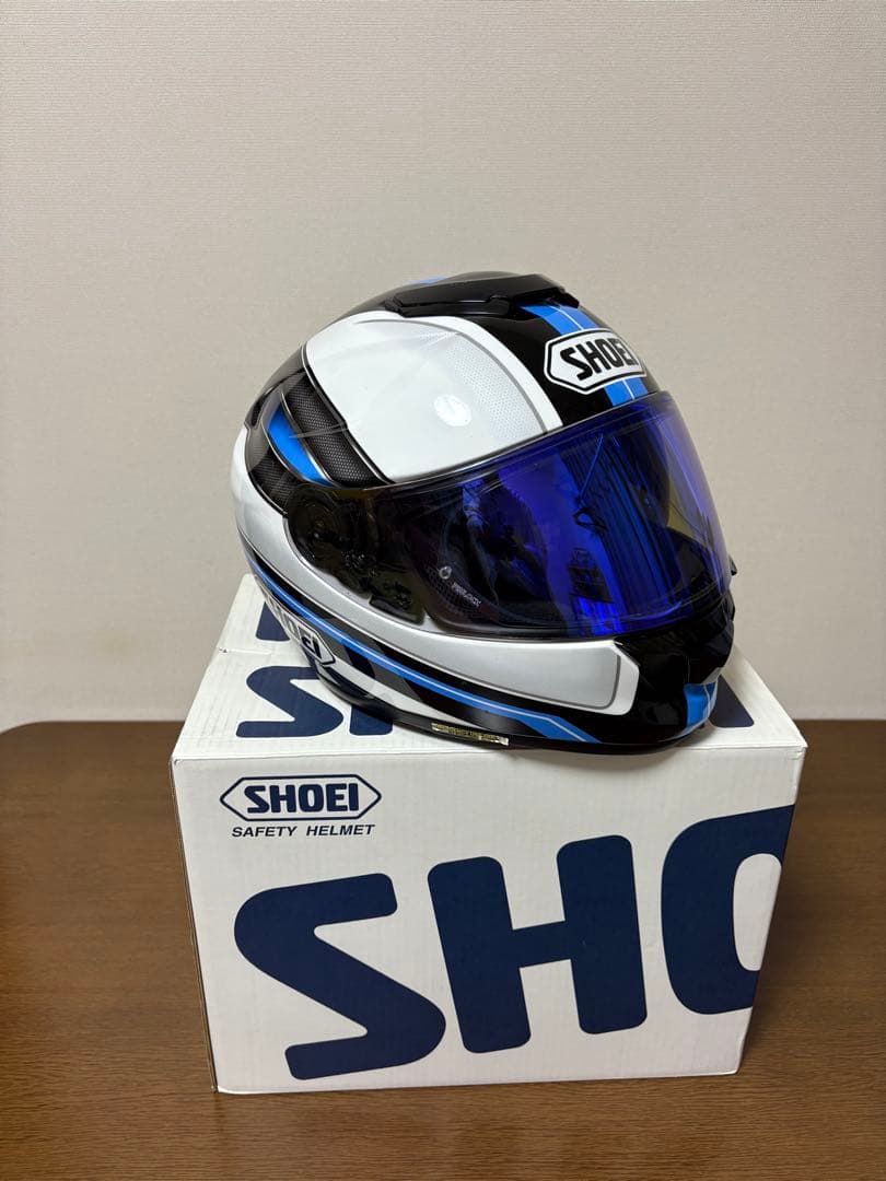 SHOEI フルフェイスヘルメット ブルーシールド付き