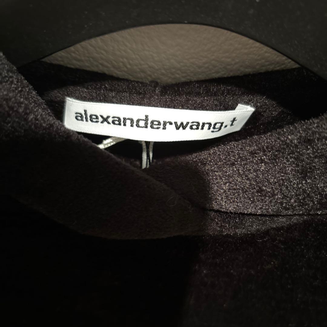 ポ*オ様 【未使用タグ付き】アレキサンダーワン エンボスロゴ フーディワンピース