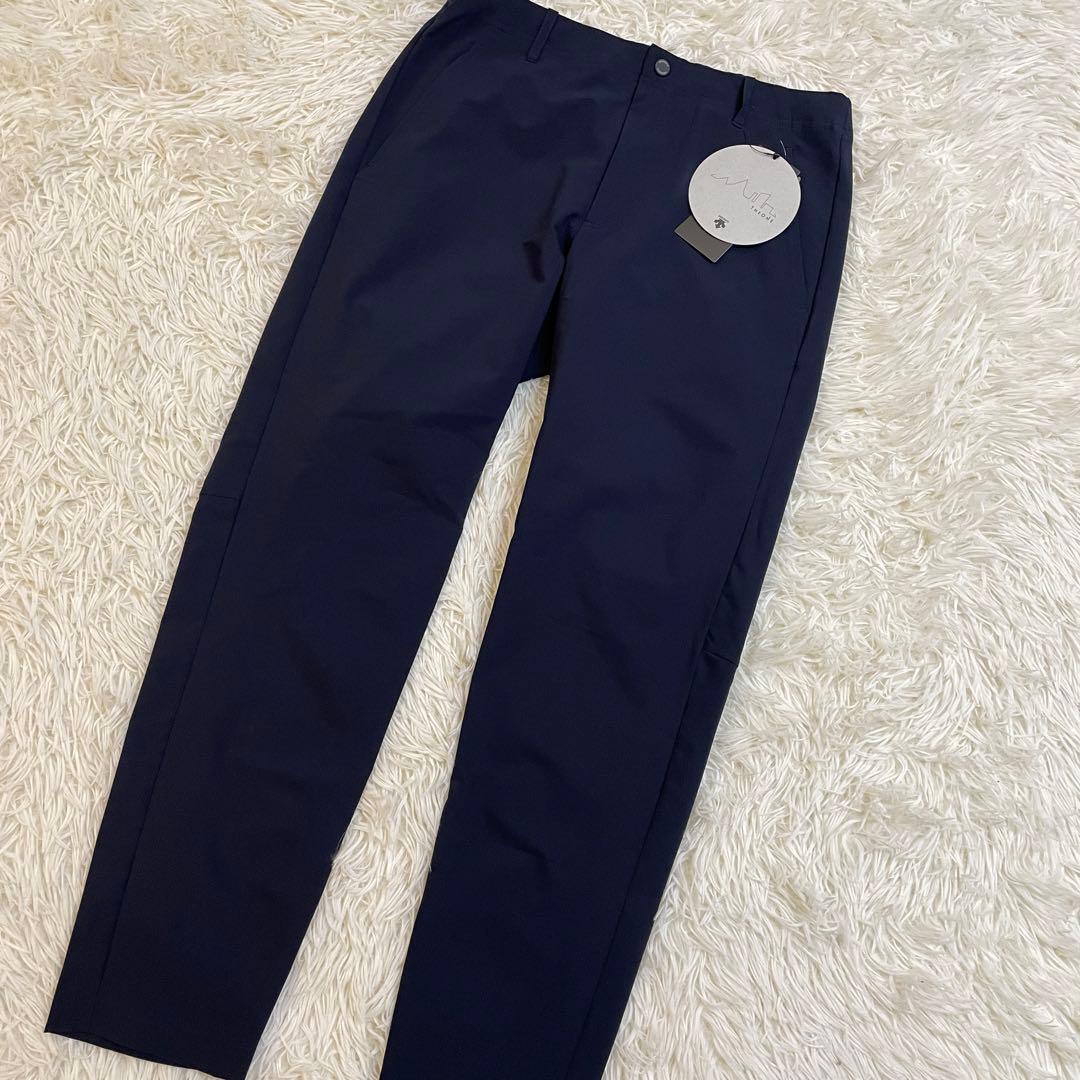 デサント　スーツ セットアップ テーラードジャケット ビジネス ネイビー　M