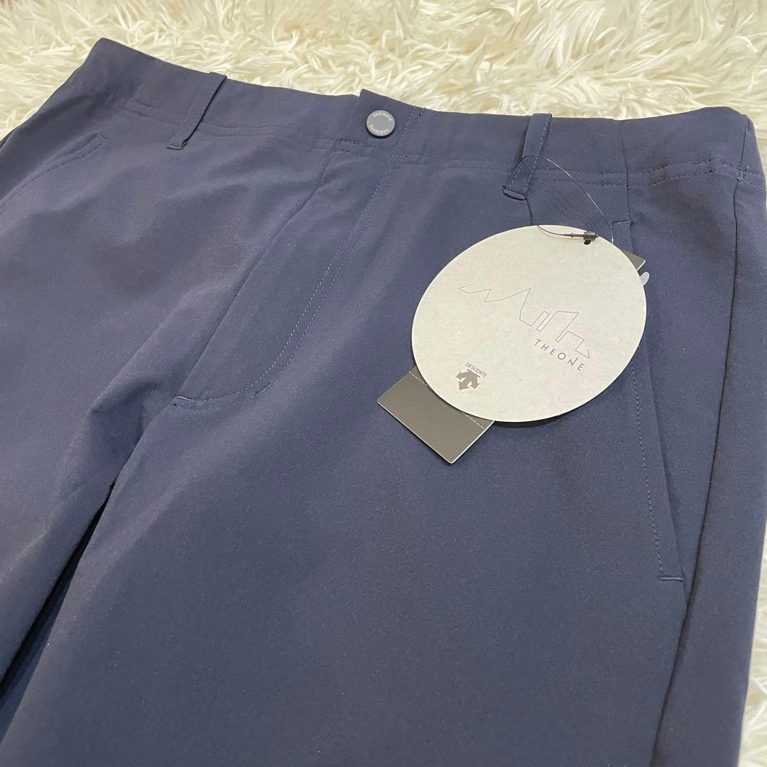 デサント　スーツ セットアップ テーラードジャケット ビジネス ネイビー　M