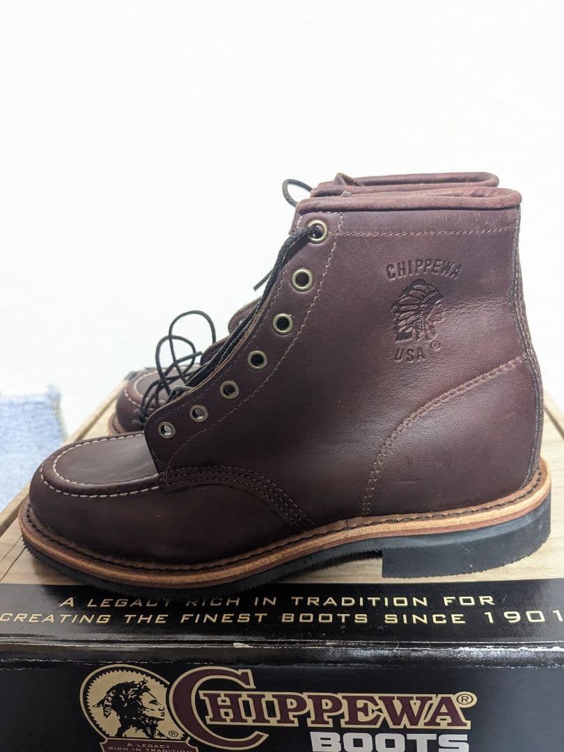 チペワ　6インチモックトゥ　新品未使用