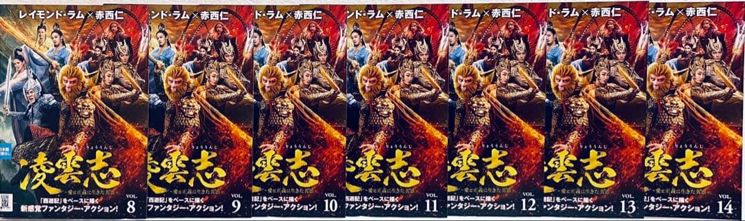 凌雲志　りょううんし　愛と正義に生きた英雄　【全21巻】　DVD 全巻　赤西仁