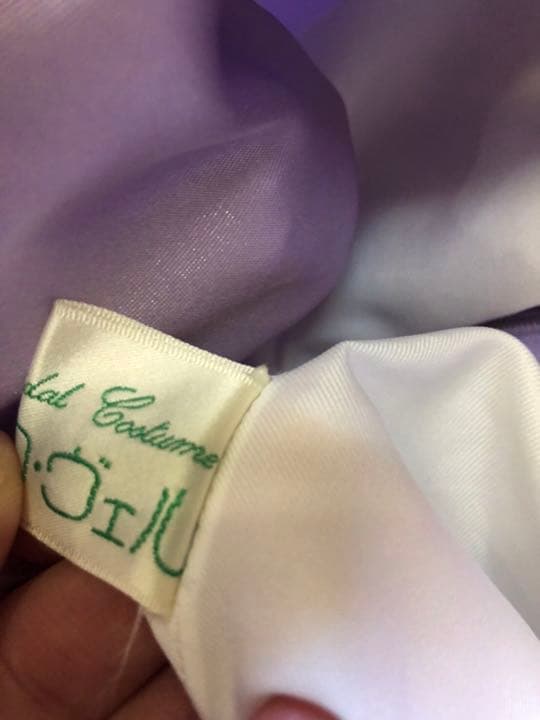 ロングドレス 紫 パープル 女の子 No10