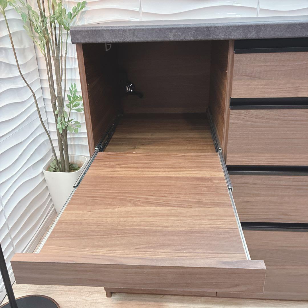 ほぼ新品◇約10万円◇大阪神戸配達無料◇パモウナ◇キッチンカウンター◇幅120㎝