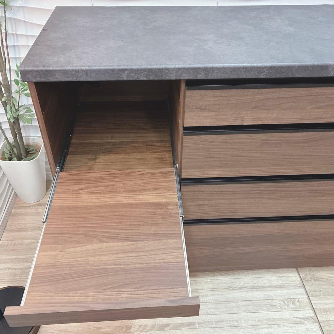 ほぼ新品◇約10万円◇大阪神戸配達無料◇パモウナ◇キッチンカウンター◇幅120㎝