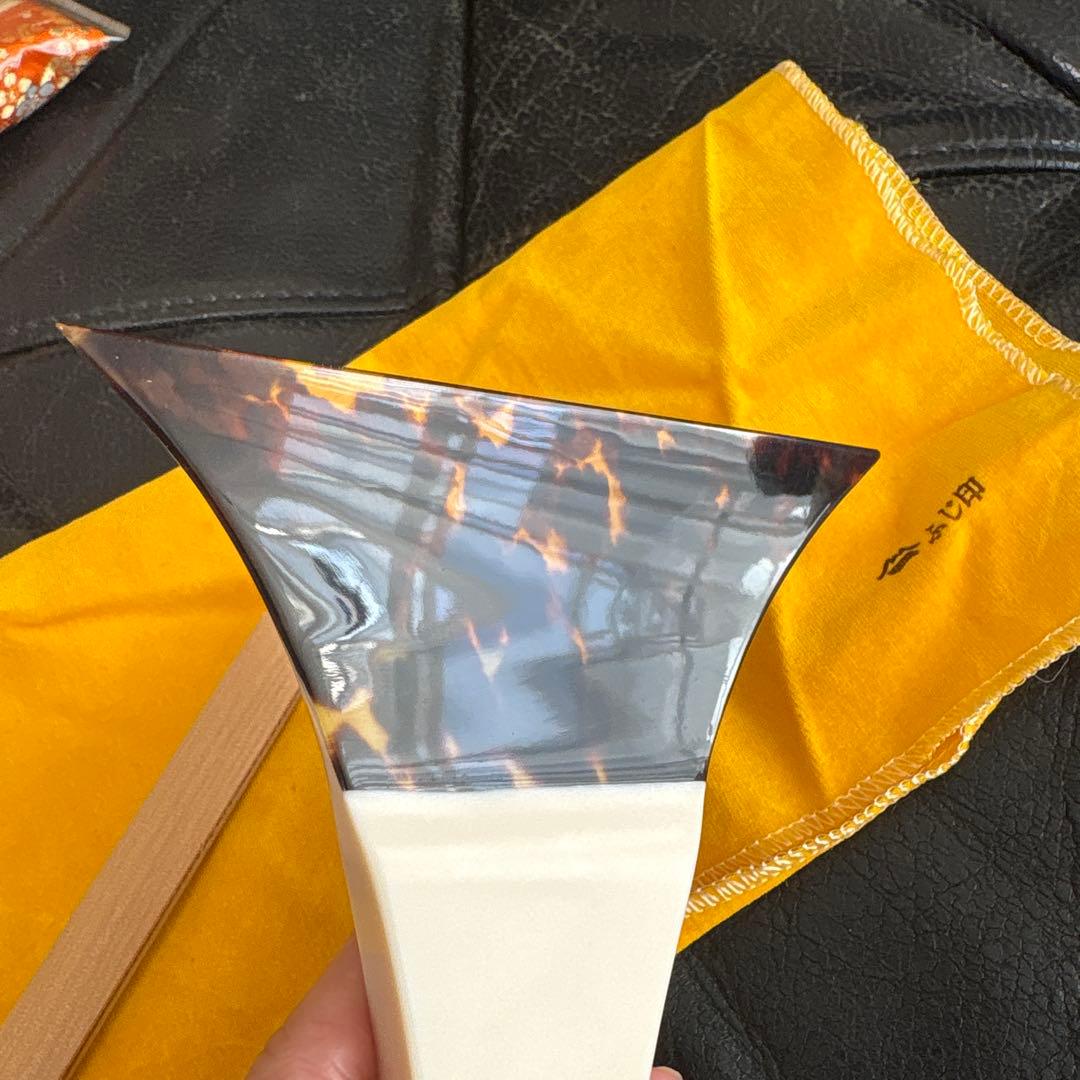 美品　ふじ印 三味線バチ　津山撥