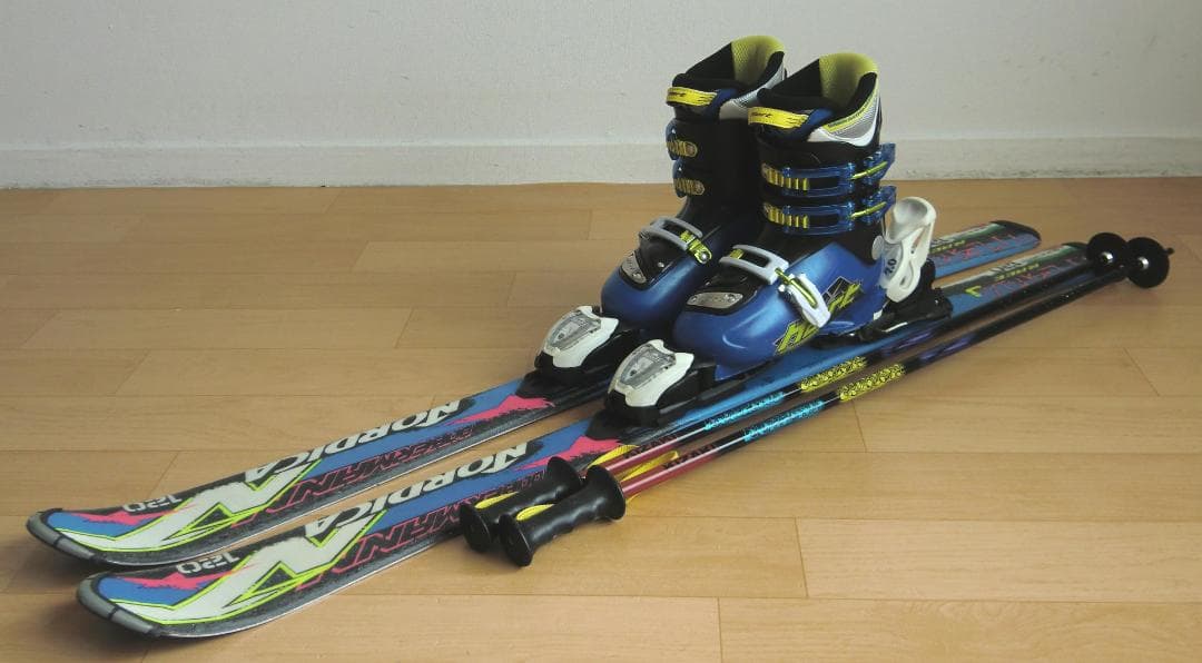 ■■1月限定■送料無料■NORDICA■子供用スキー4点セット■120/22■■