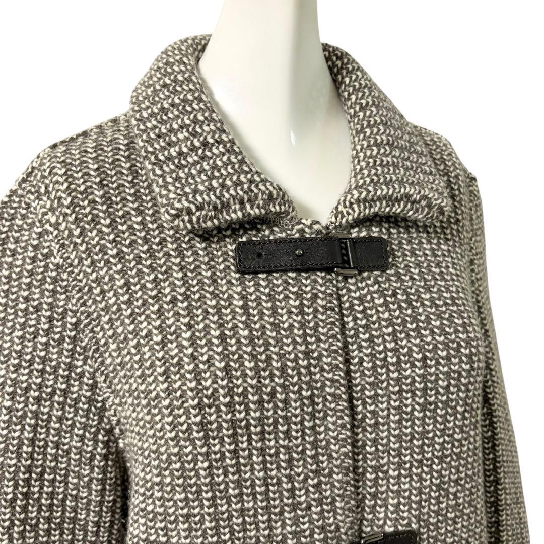 ロロピアーナ　Loro Piana カシミヤ100% コート　ニット　レザー