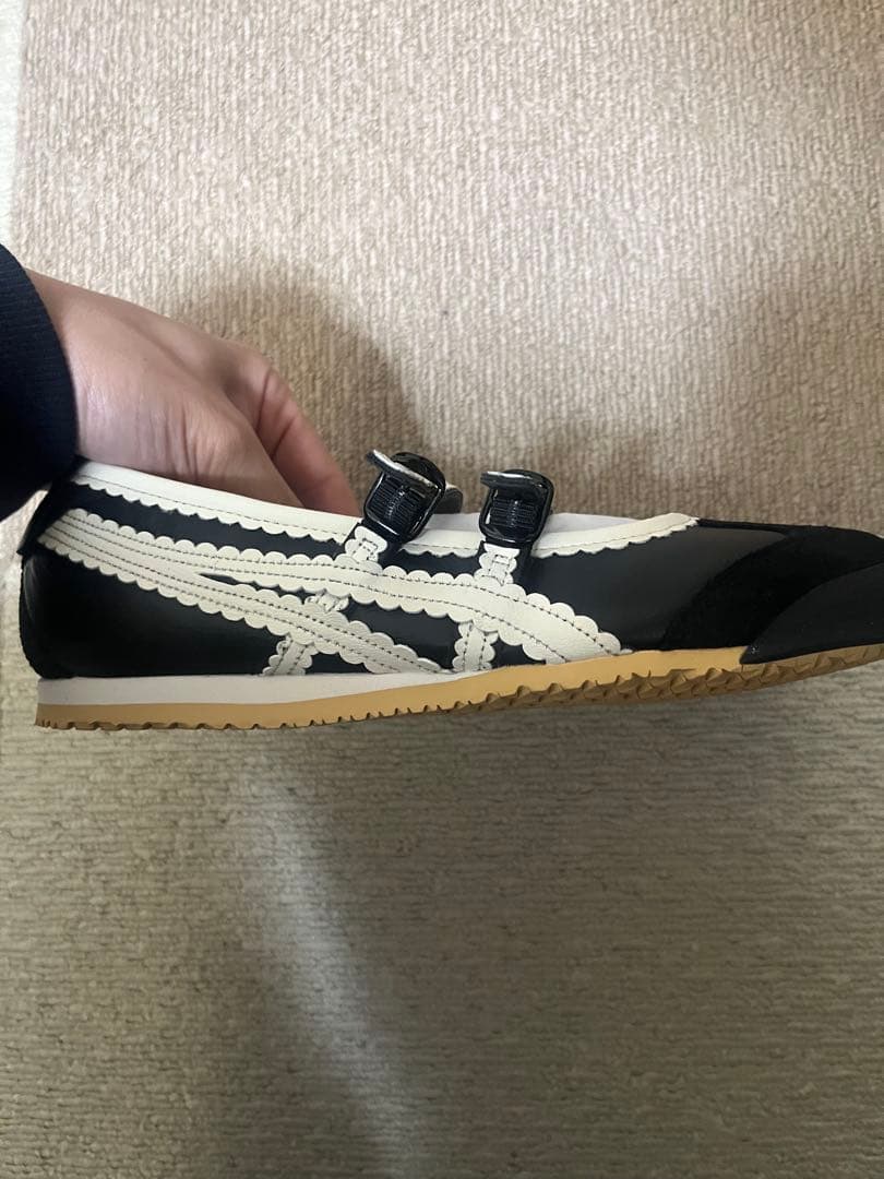 T*n様 23cmオニツカタイガー ウィメンズ メキシコ66 TGRS ブラック