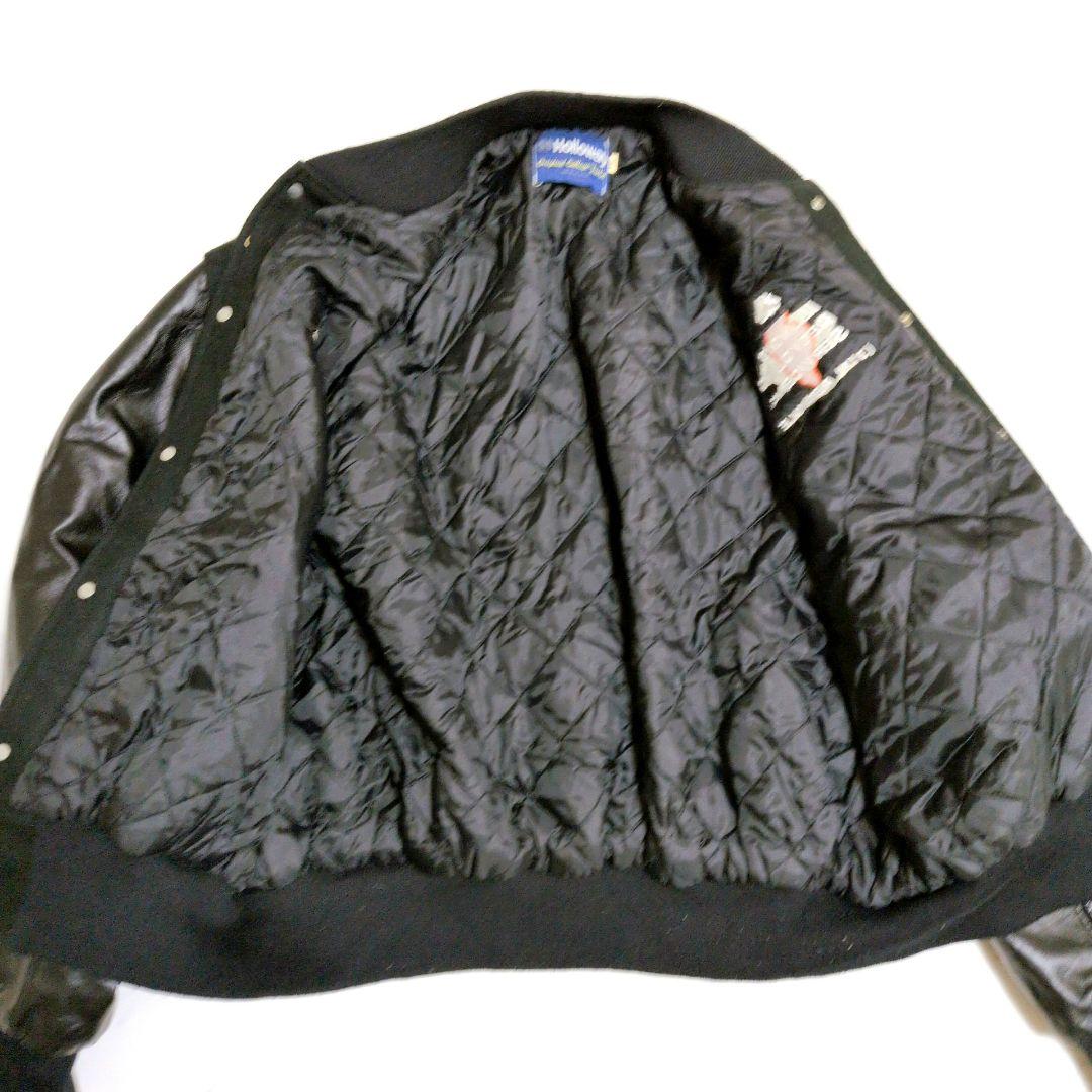 【希少サイズ】HOLLOWAY ヴィンテージ スタジャン USA製 牛革 XXL