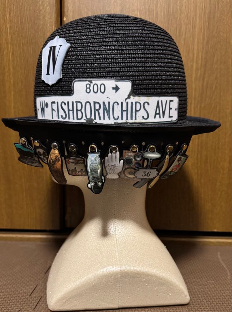 m*a様 Fish Born Chips フィッシュボーンチップス ハット