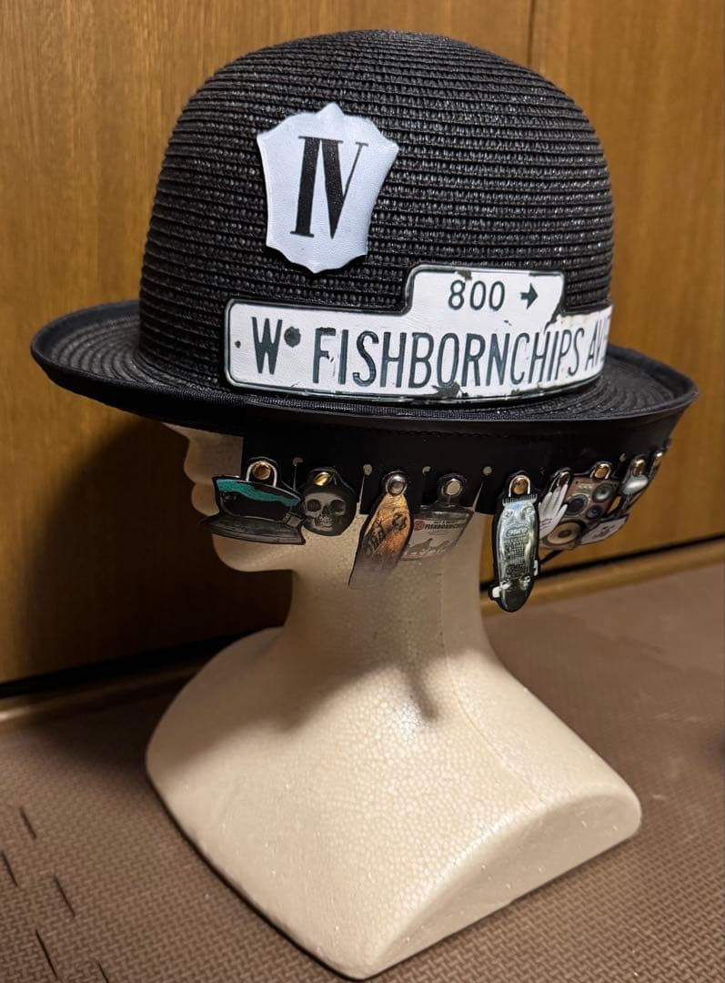 m*a様 Fish Born Chips フィッシュボーンチップス ハット
