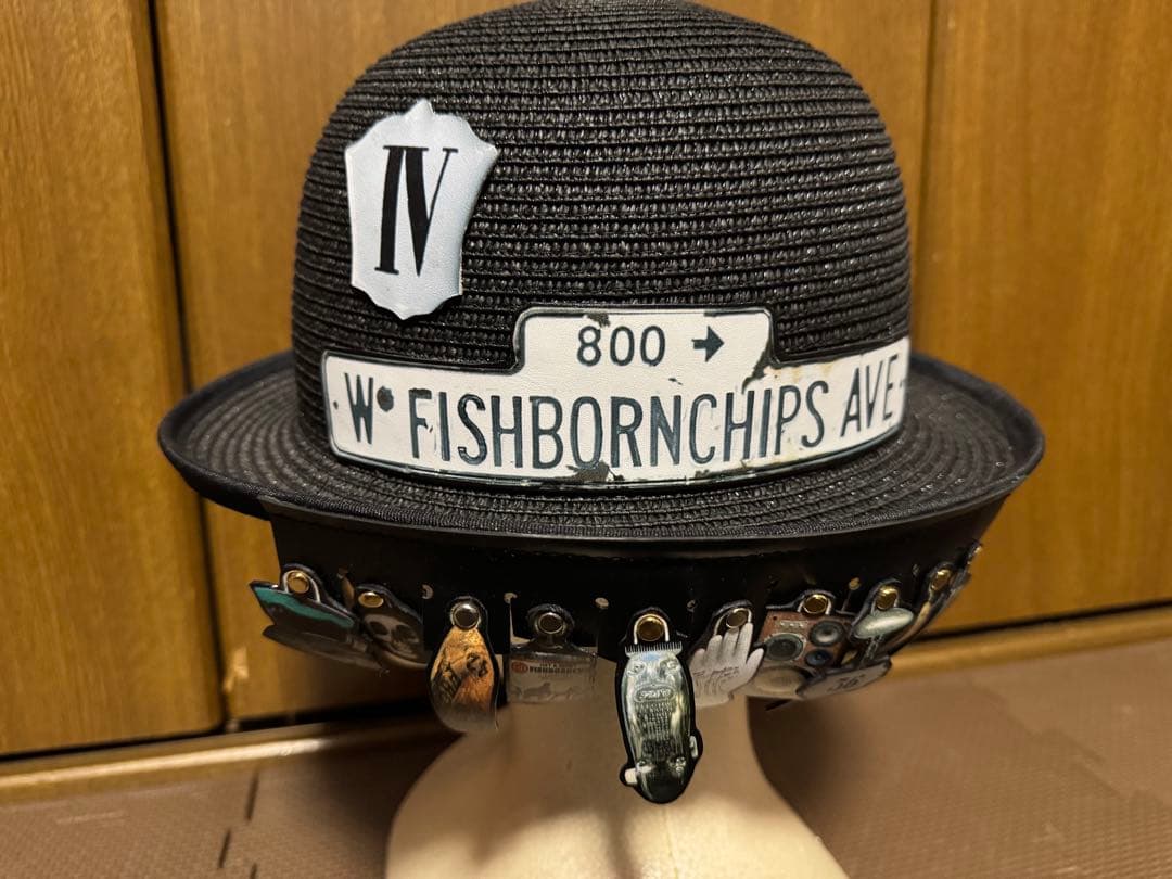 m*a様 Fish Born Chips フィッシュボーンチップス ハット