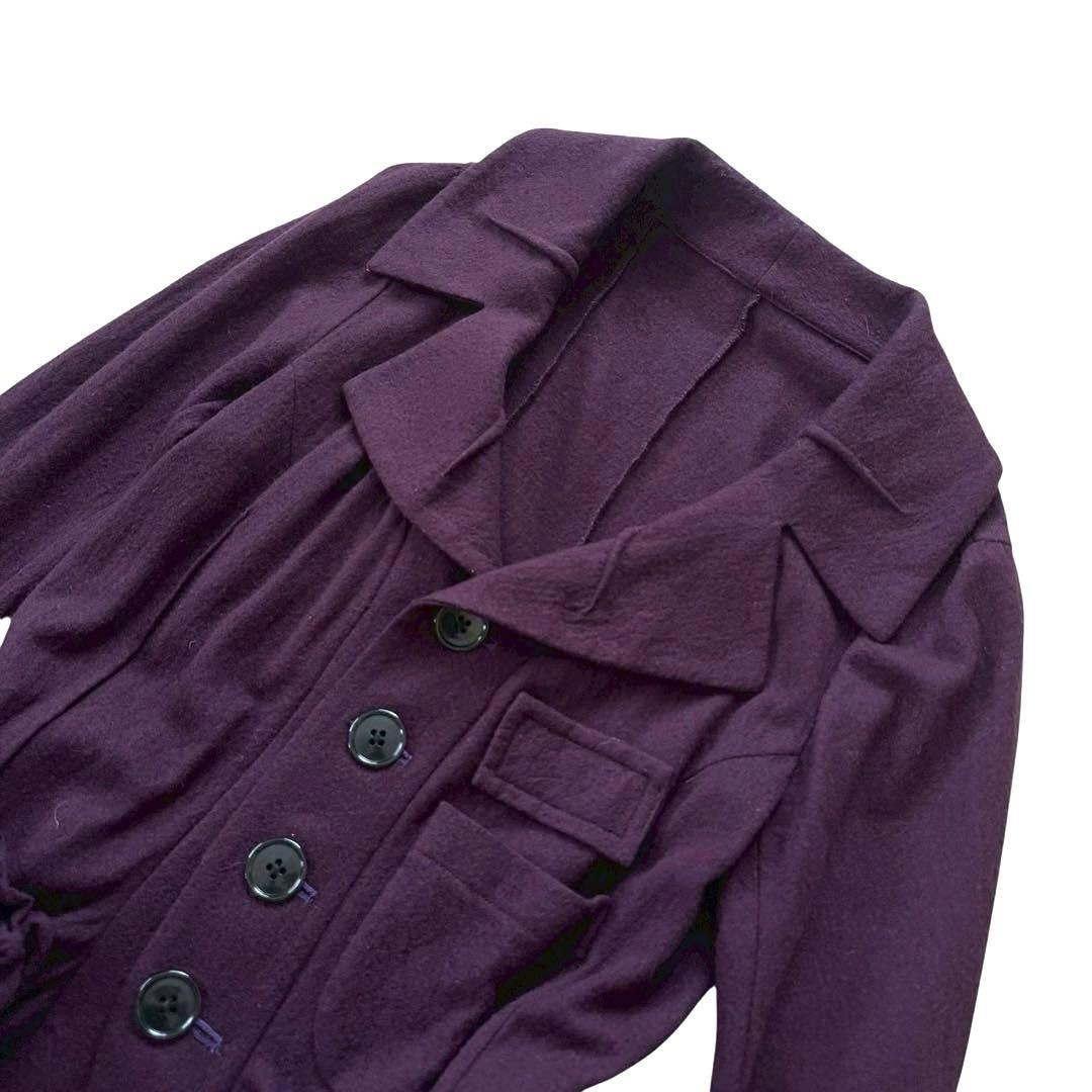 PDM コムデギャルソン ジャケット 変形 ウール パープル Mサイズ