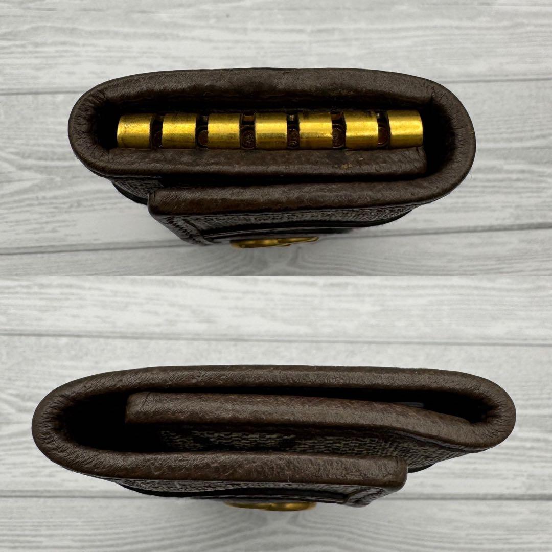 【美品】GUCCI　オフィディア　キーケース　マーモント　GG柄　スプリーム