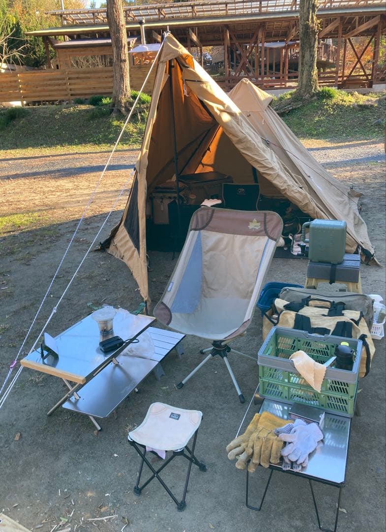 WAQ テント➕フロントW➕2又ポール