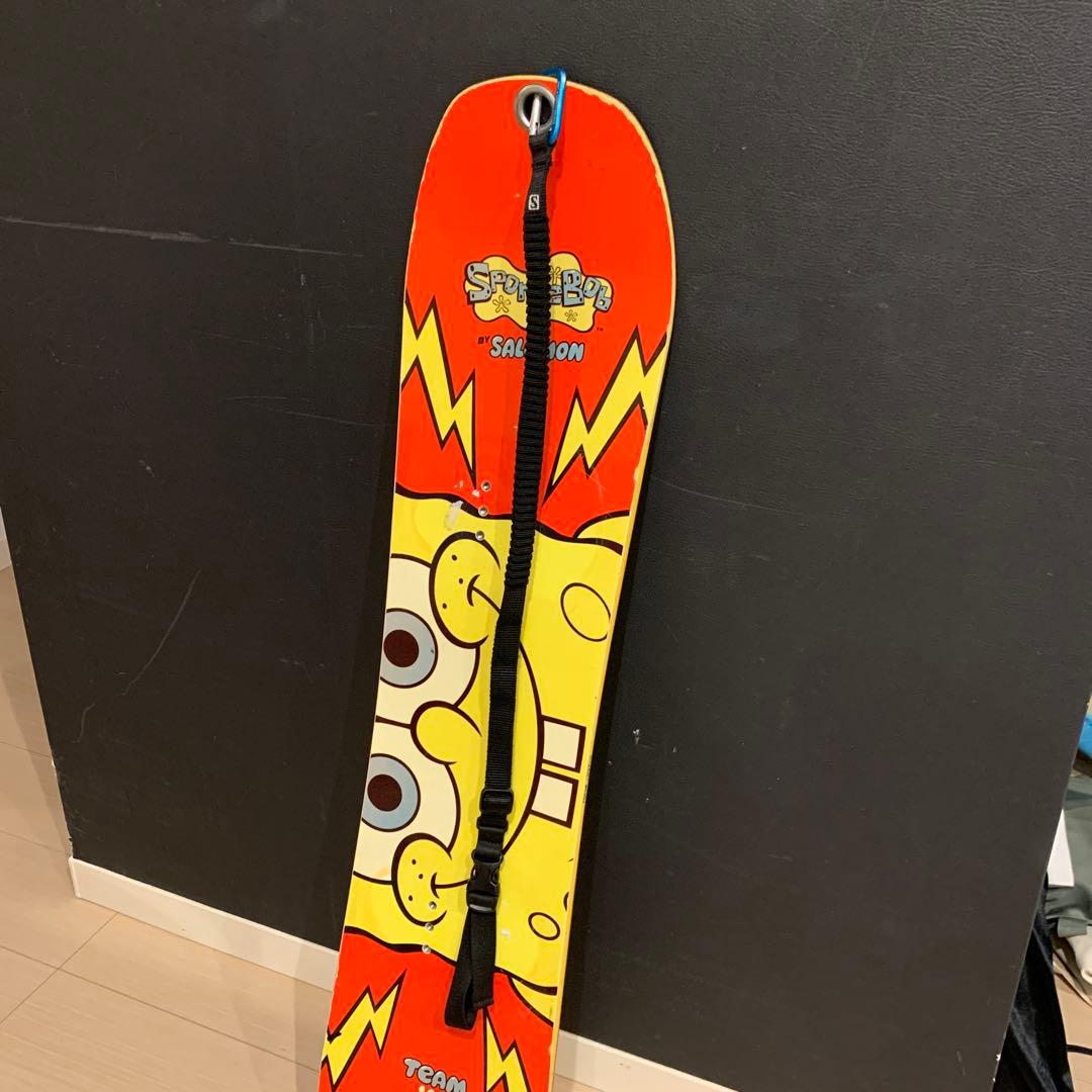 Salomon キッズ用スノーボード100cm 補助ハーネス付き