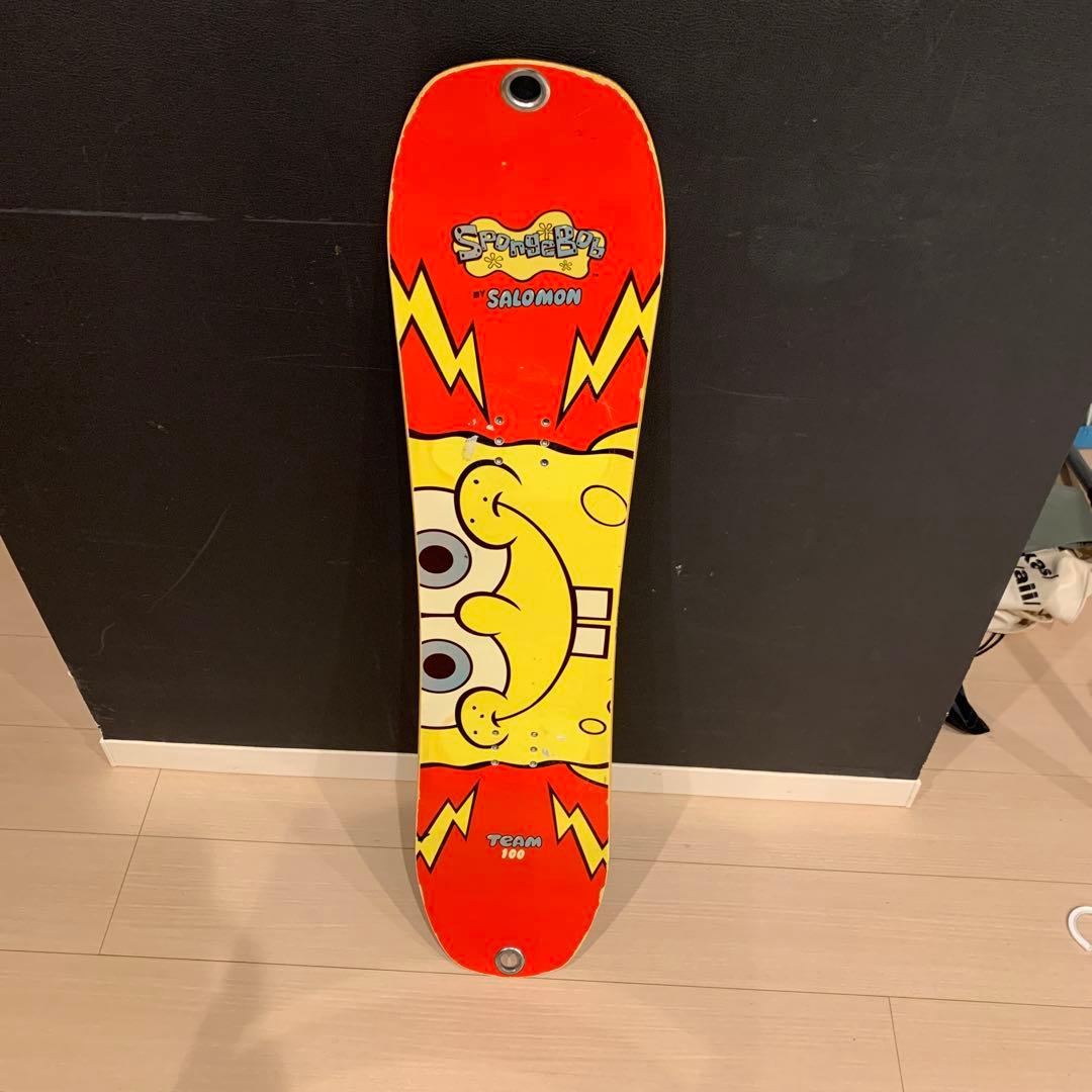 Salomon キッズ用スノーボード100cm 補助ハーネス付き