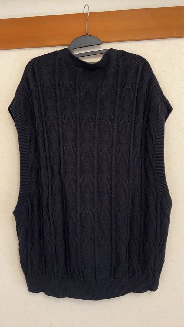 LAD MUSICIAN ブラックニットベスト 44