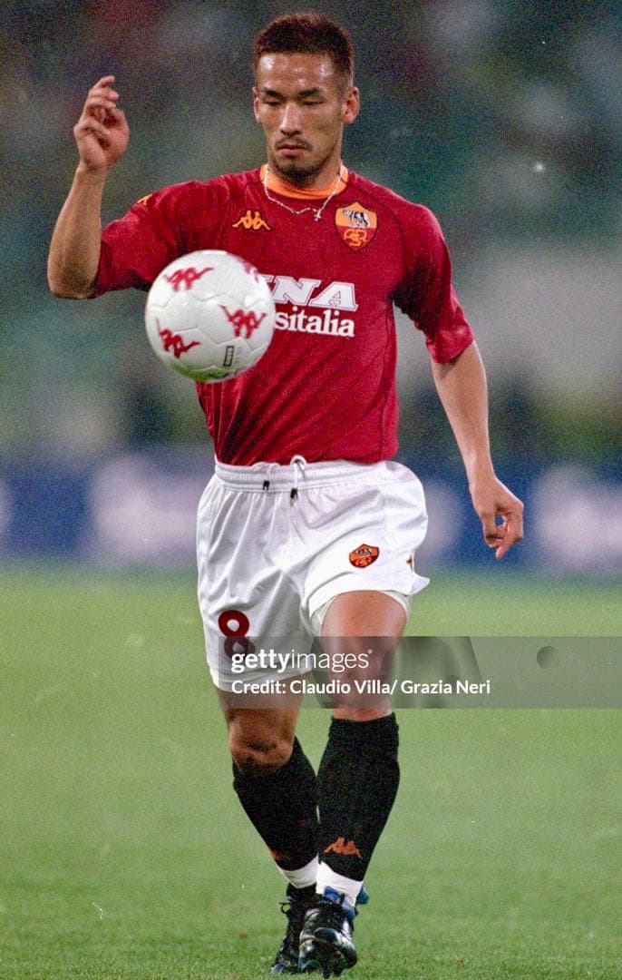 【新品/タグ付き】00/01 ASローマ ♯8 中田英寿 【XLサイズ】長袖