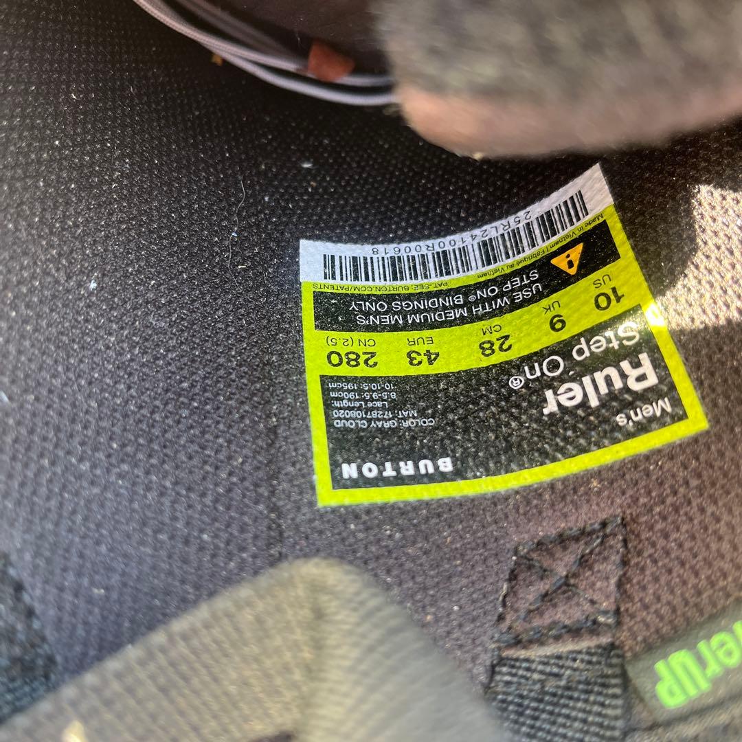 猫*丸様 STEP ON スノーボード3点セット　BURTON ブーツセット