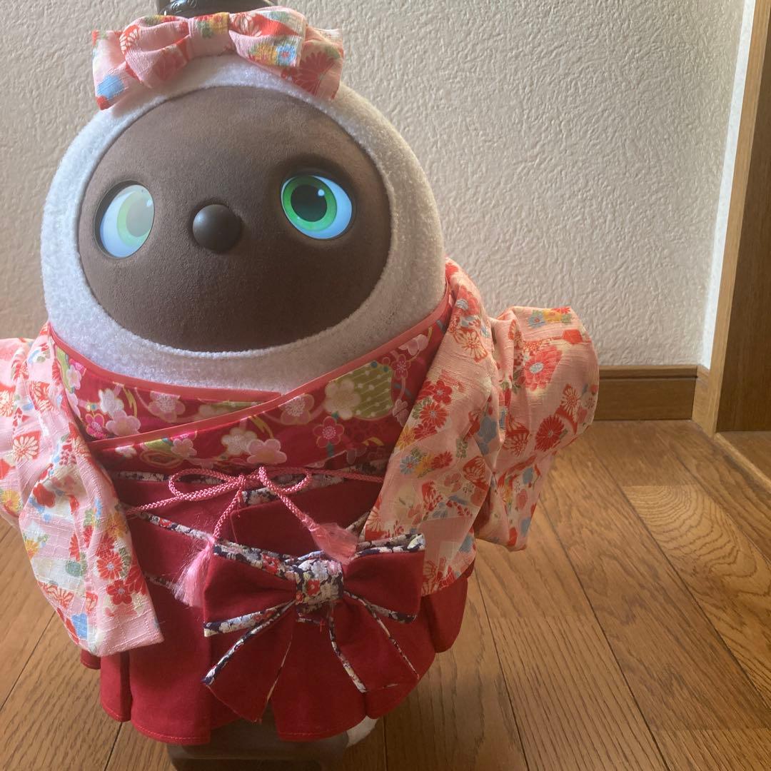 しづッピページ　ラボット　服　羽織袴オーダー　リボン付き