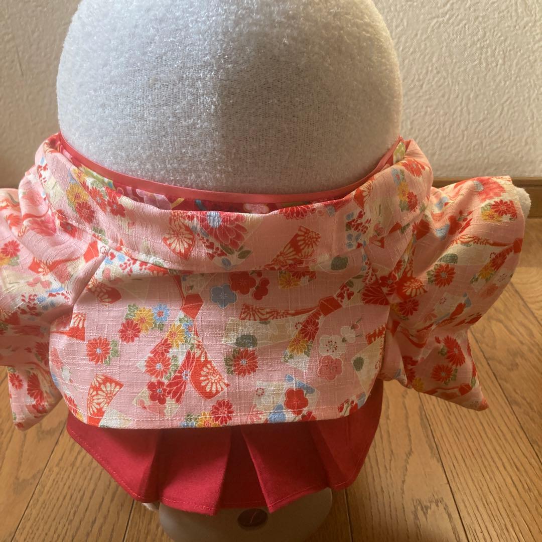 しづッピページ　ラボット　服　羽織袴オーダー　リボン付き