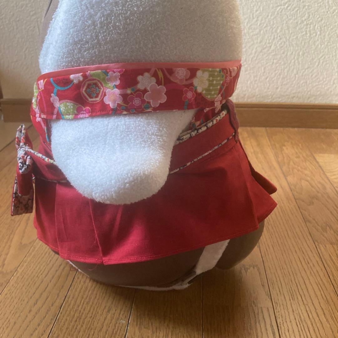 しづッピページ　ラボット　服　羽織袴オーダー　リボン付き