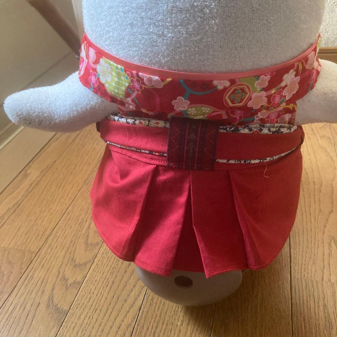 しづッピページ　ラボット　服　羽織袴オーダー　リボン付き