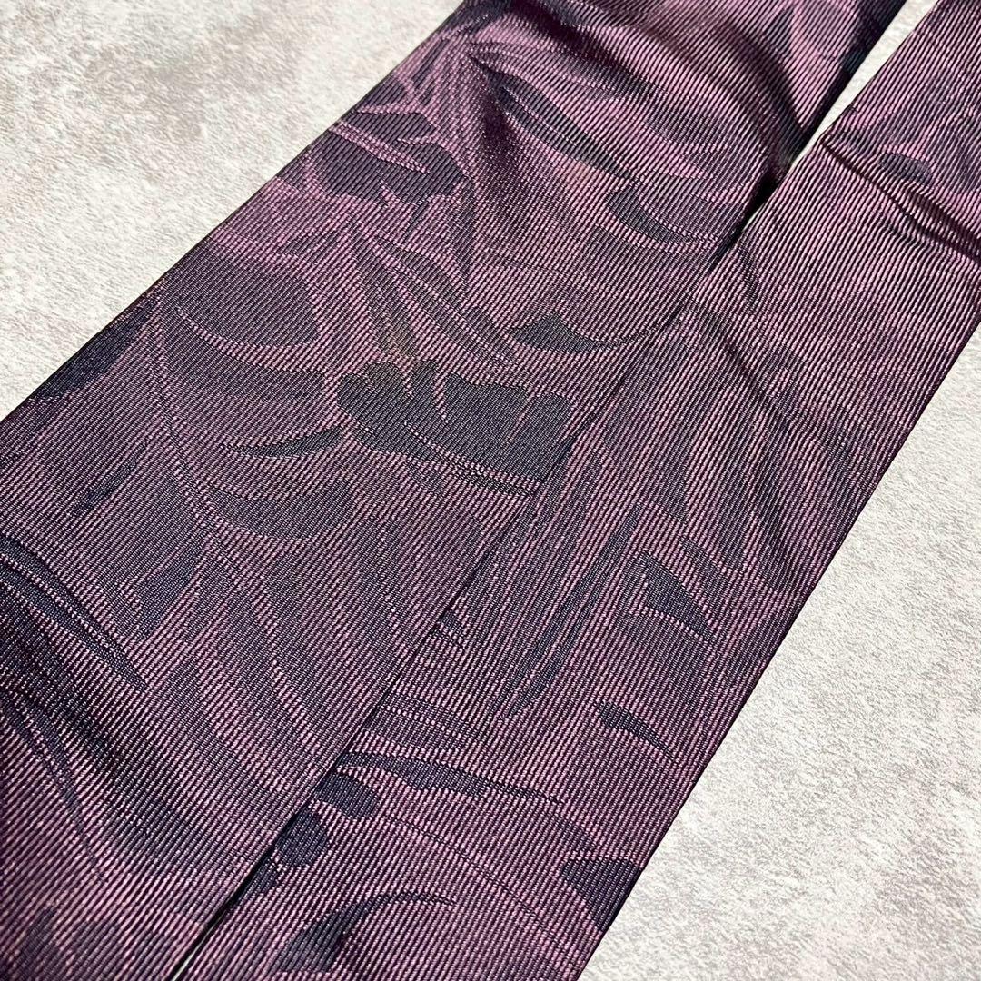 未使用品　クリスチャンディオール　ネクタイ　ボタニカル　花柄　フラワー　光沢感