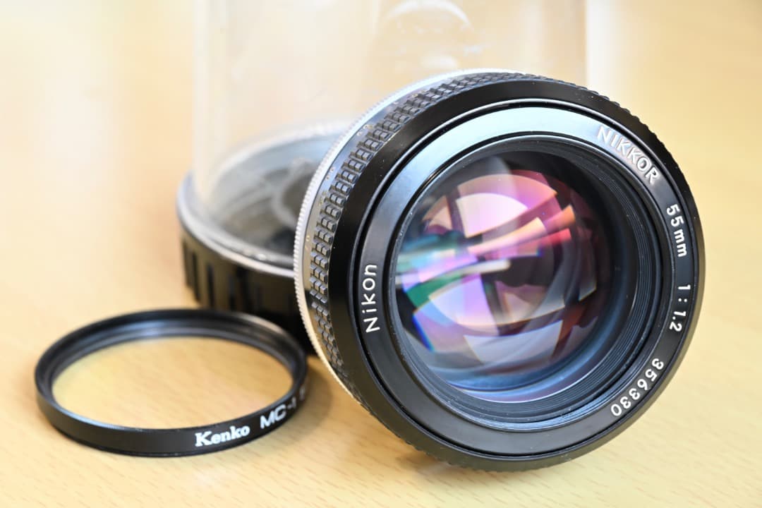 美品 New NIKKOR 55mm F1.2 分解清掃済み