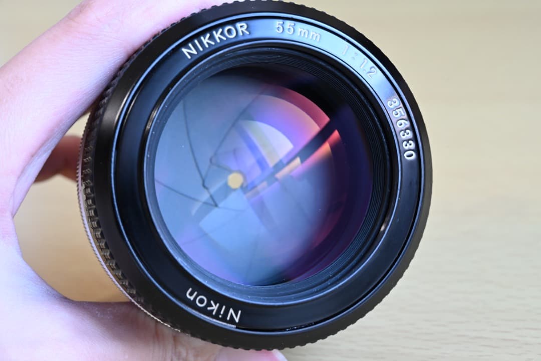 美品 New NIKKOR 55mm F1.2 分解清掃済み