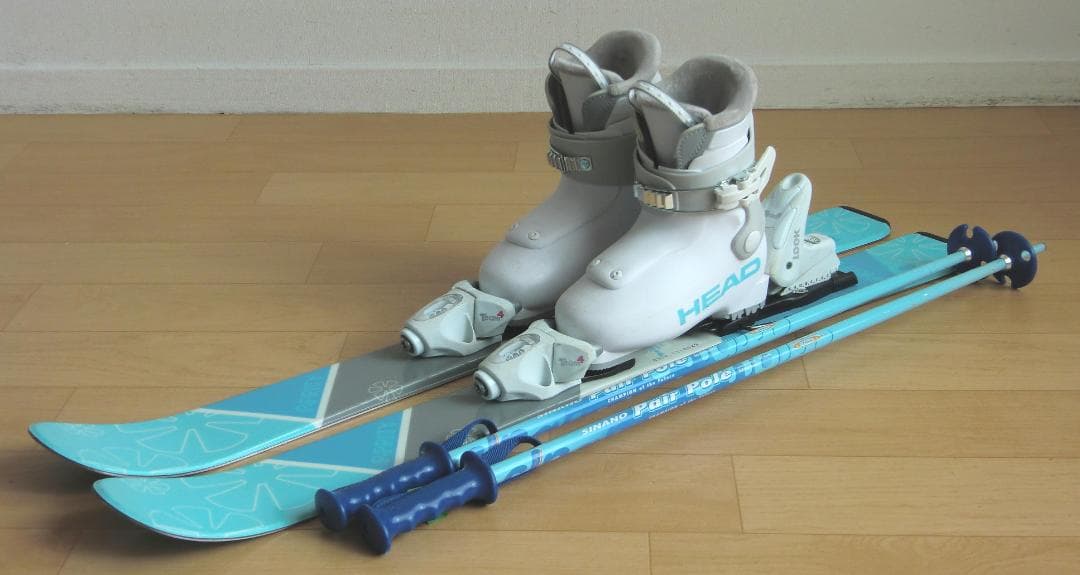 ■■12月・1月限定■送料無料■子供用スキーセット■板90靴18■WAX済■■