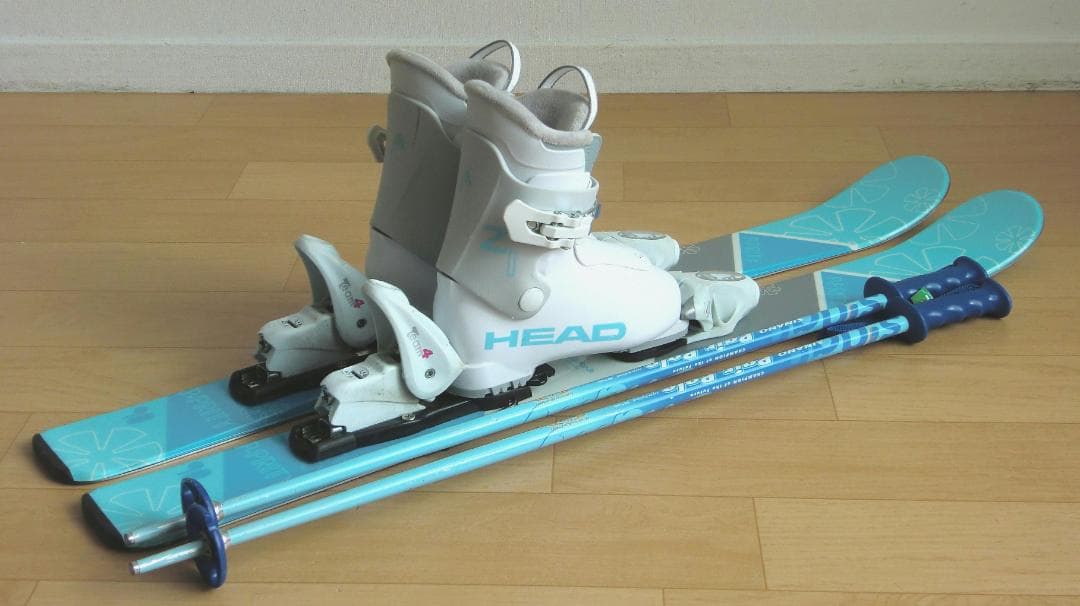 ■■12月・1月限定■送料無料■子供用スキーセット■板90靴18■WAX済■■