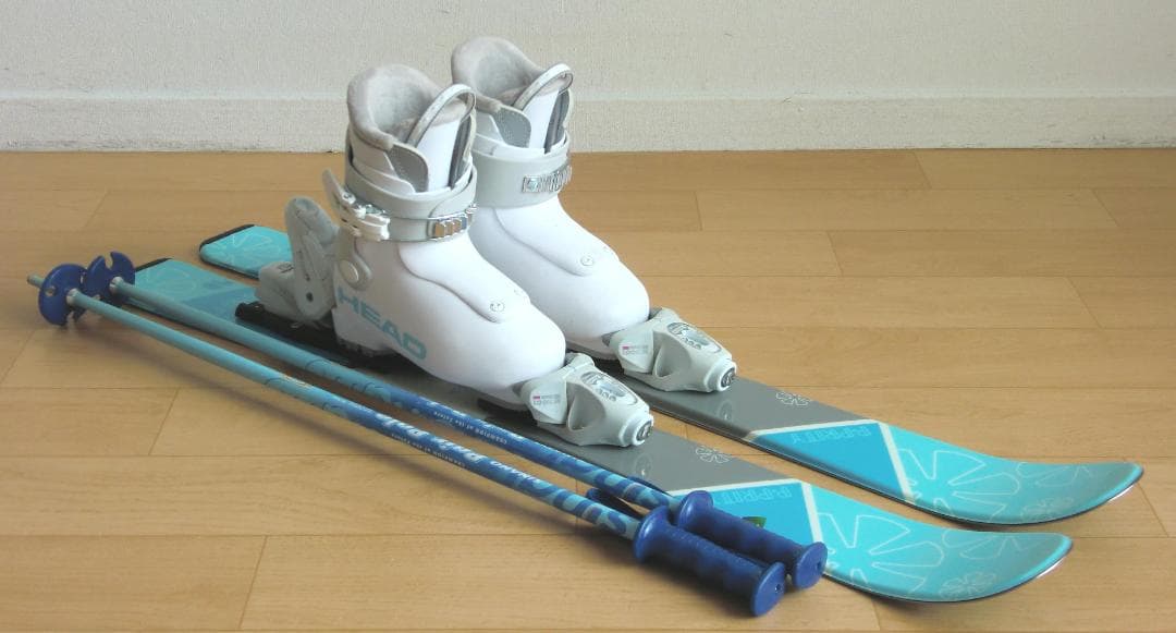■■12月・1月限定■送料無料■子供用スキーセット■板90靴18■WAX済■■