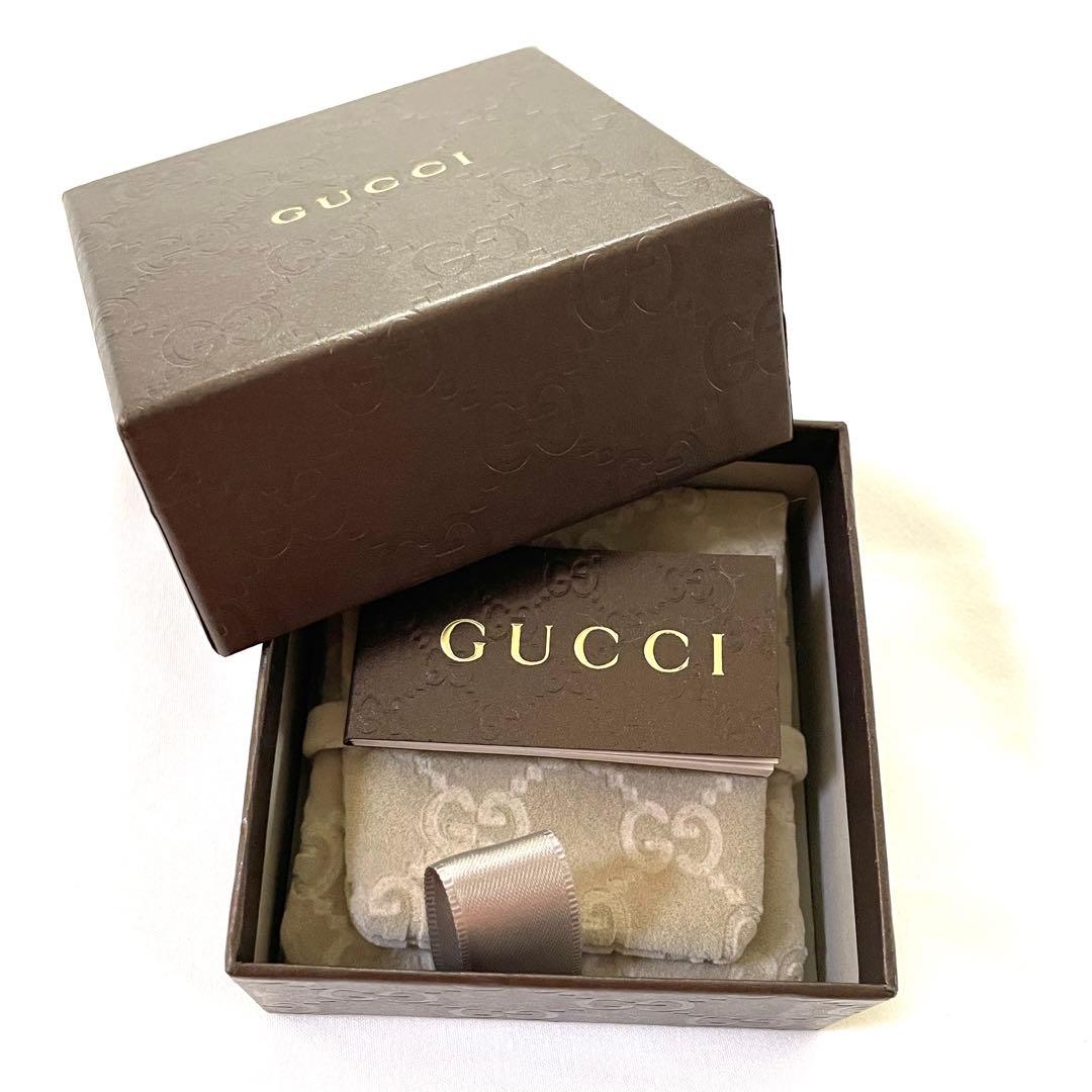 GUCCIブレスレット　シルバー925 ホースビット柄　ショップカード付き