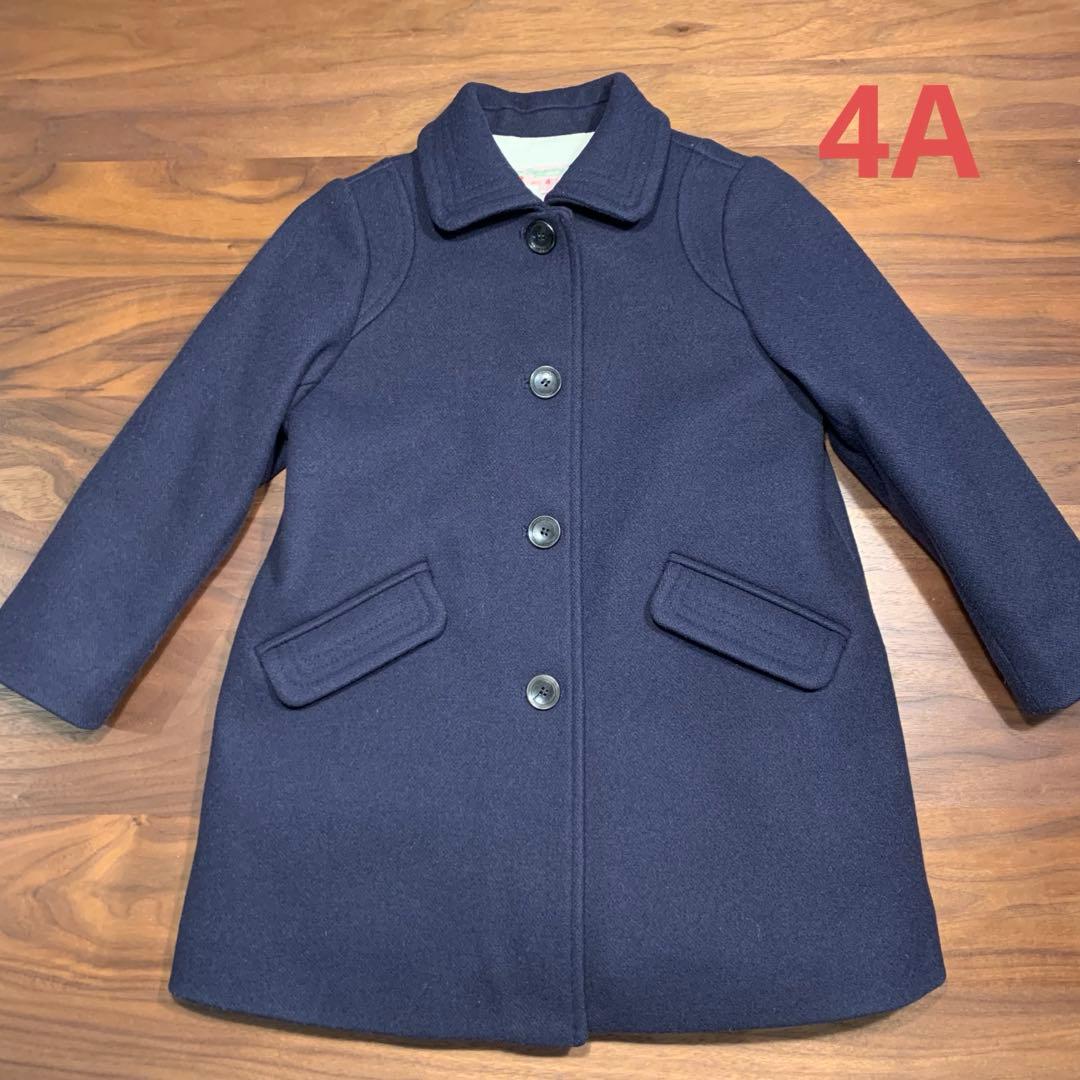 ボンポワン カシミヤ混ウールコート　アウター　4A 100