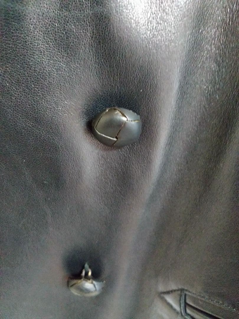 【美品】アニエスベースペシャル　レザージャケット　ナポレオン　黒　40 L