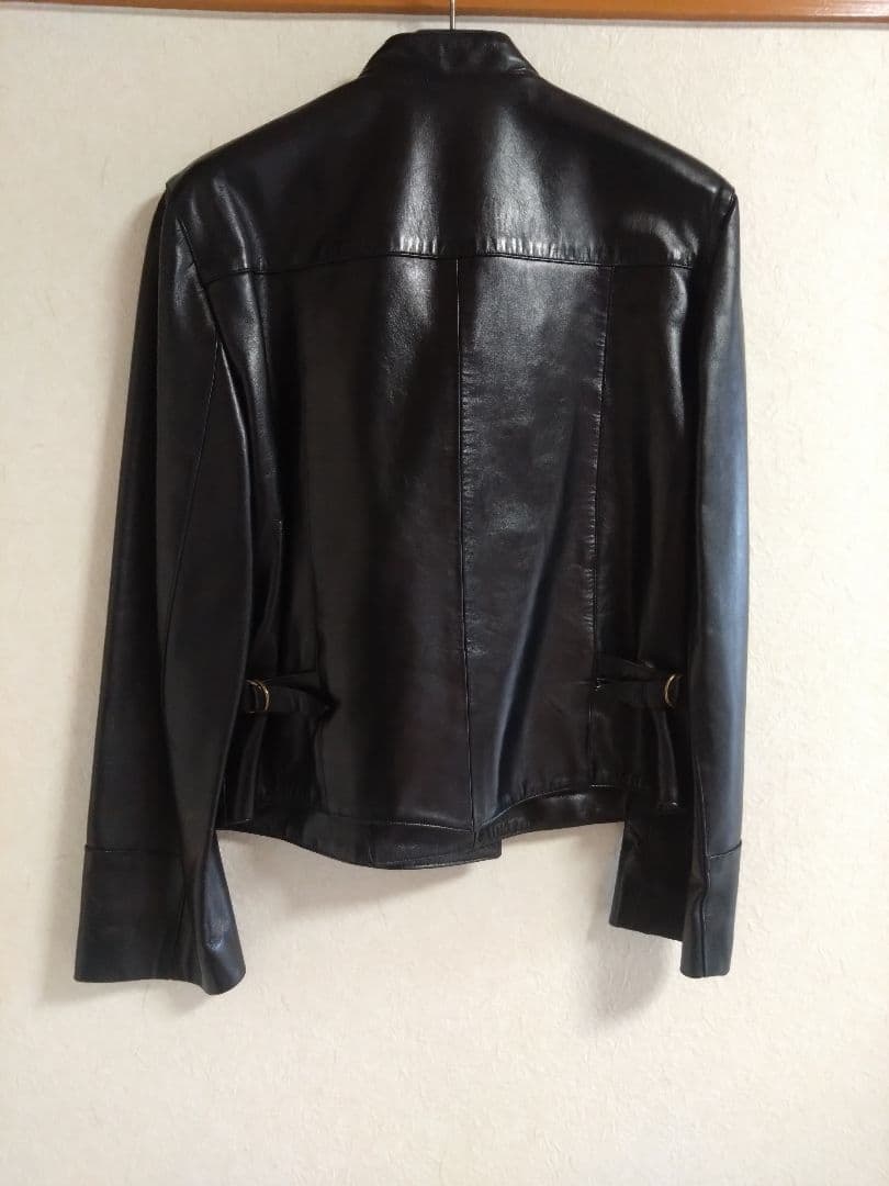 【美品】アニエスベースペシャル　レザージャケット　ナポレオン　黒　40 L