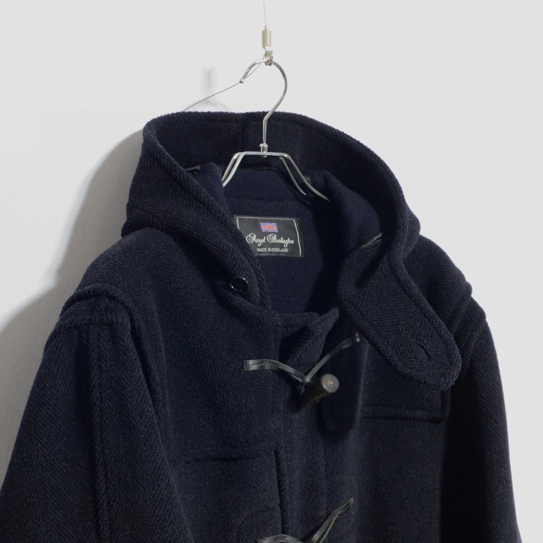 超極上品 ムーアブルック ダッフルコート Rバーリントン Hネイビー 38