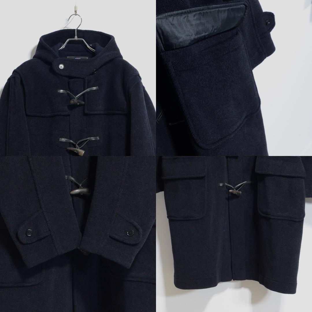 超極上品 ムーアブルック ダッフルコート Rバーリントン Hネイビー 38