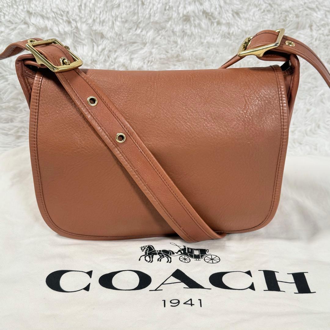 美品 COACH オールドコーチ ショルダー メッセンジャー バッグ 9951
