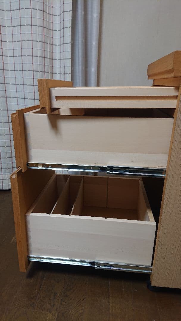 送料込み★カリモク★学習机★ボナシェルタ★ワゴンのみ★