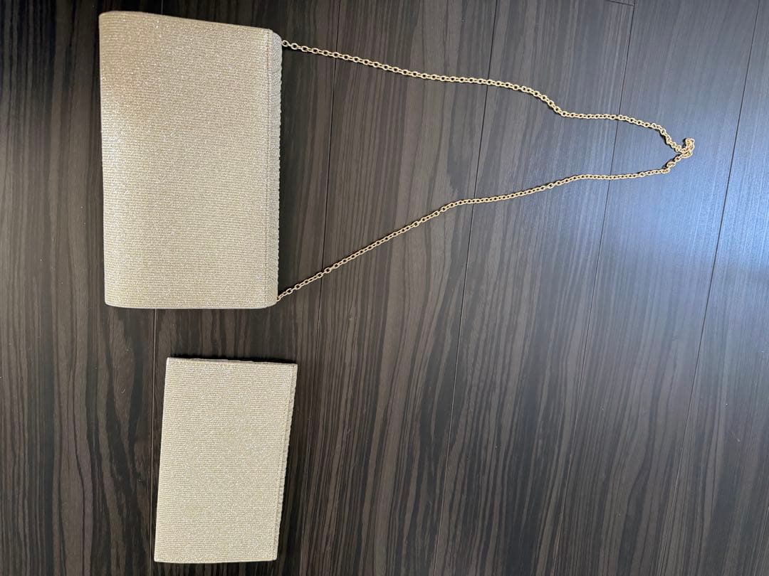 【AIMER】ラメプリーツバッグ＆袱紗セット