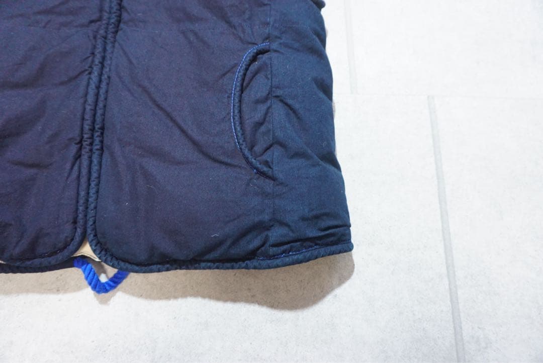 【美品】PALLAS PALACE パラスパレス　ダウンベスト　紺　サイズ3